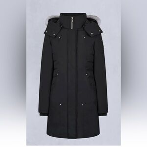 AUTH Moose Knuckles Cloud Shearling Parka with Removable Fur Hood, size XS